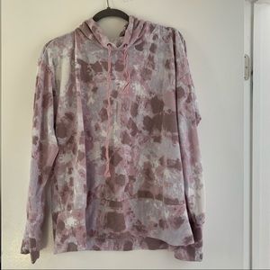Tie dye long sleeve hoodie